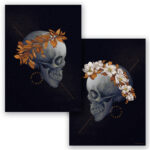 Plakaty Czaszki - Komplet