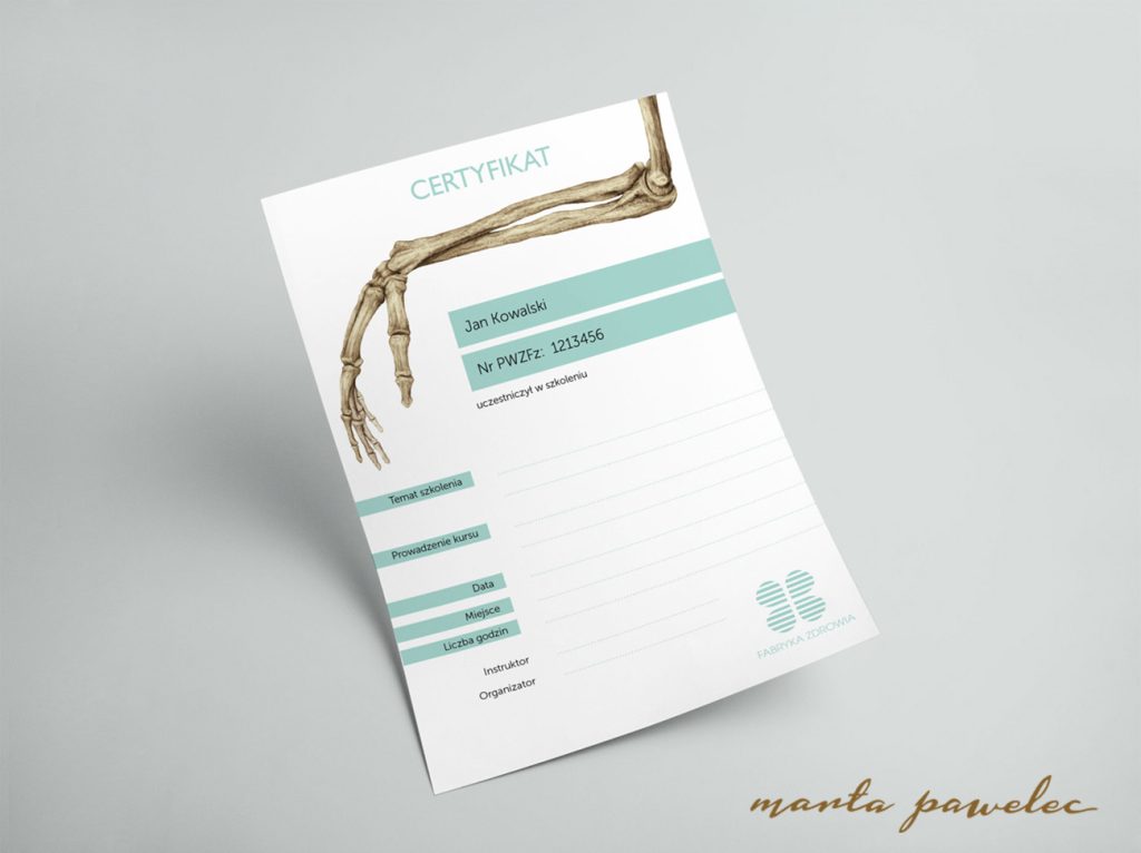 Projekty certyfikatów
