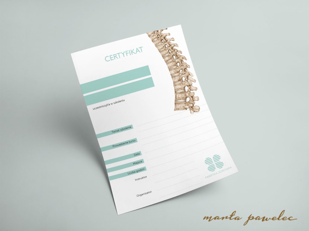 Projekty certyfikatów