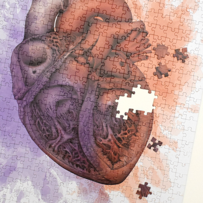 Puzzle Anatomiczne Serce — zdjęcie 2