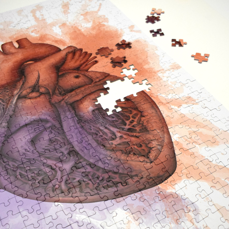 Puzzle Anatomiczne Serce — zdjęcie 3