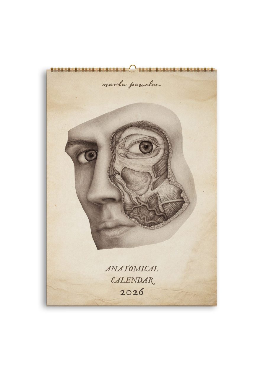Kalendarz Anatomiczny 2026 Vintage