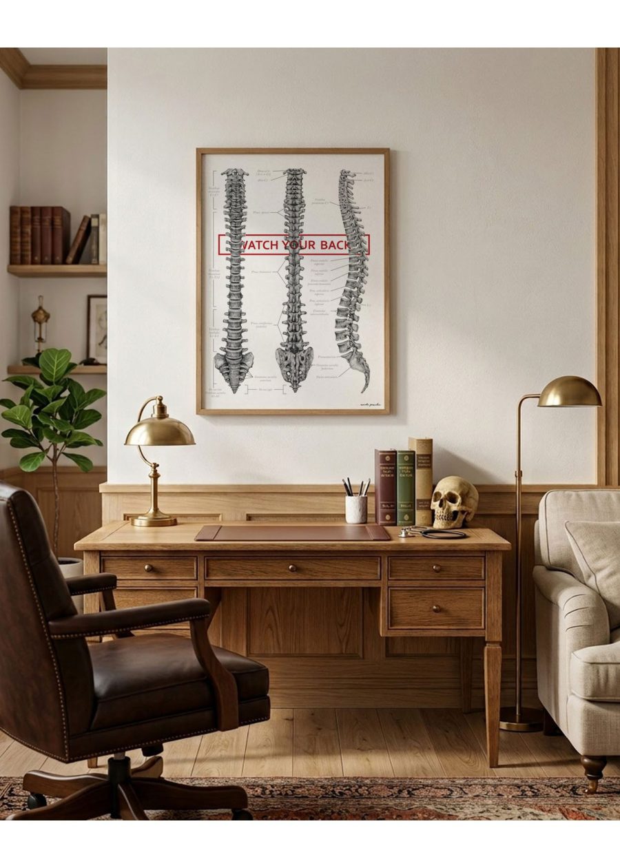 Plakat Budowa Kręgosłupa - Watch Your Back — zdjęcie 4