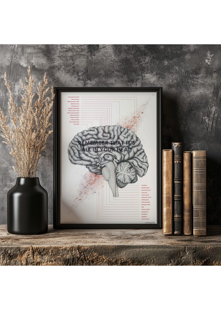 Plakat Budowa Mózgu - In Your Head — zdjęcie 4