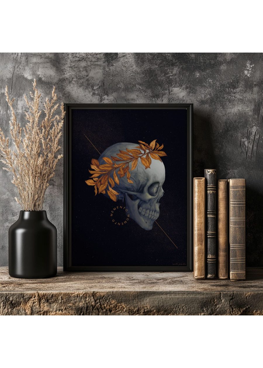 Plakat Czaszka z Laurem — zdjęcie 3