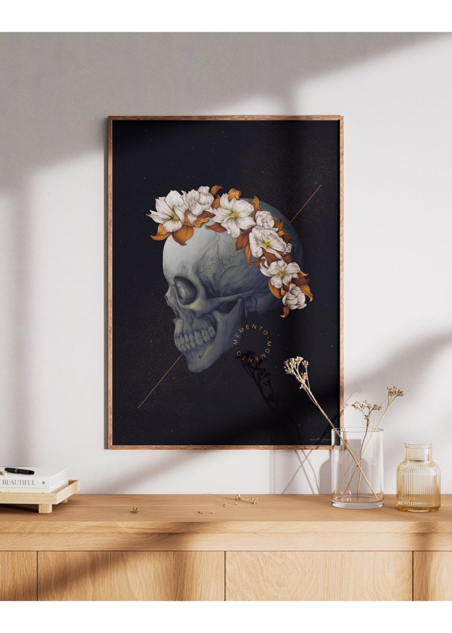 Plakat Czaszka z Wiankiem — zdjęcie 2