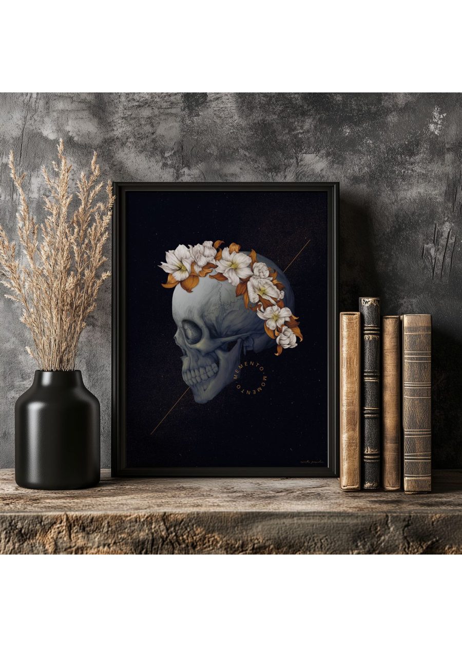 Plakat Czaszka z Wiankiem — zdjęcie 3