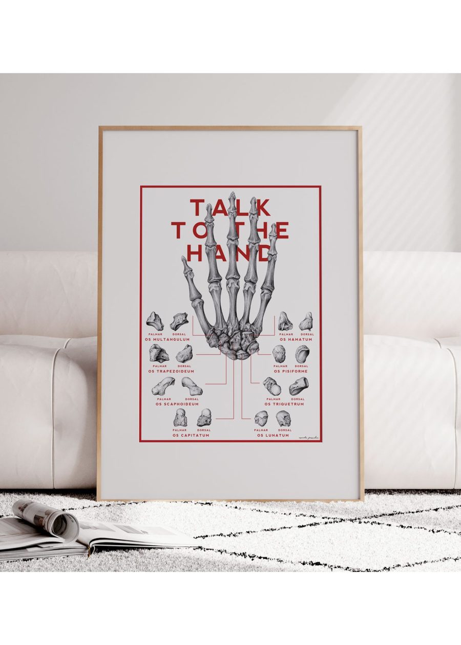 Plakat Kości Ręki - Talk To The Hand — zdjęcie 2