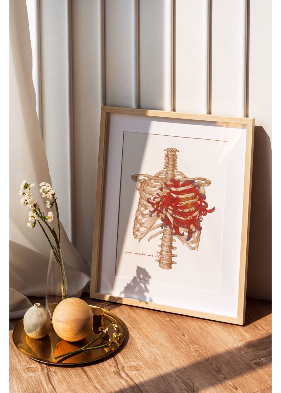 Plakat Kwiat w Klatce Piersiowej — zdjęcie 2