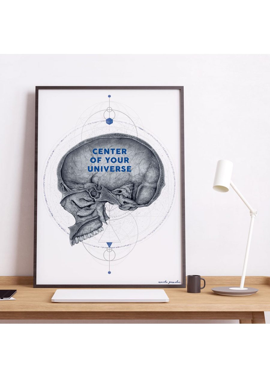 Plakat Przekrój Czaszki - Universe — zdjęcie 2