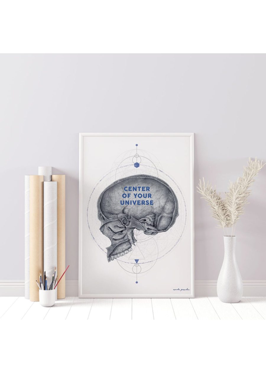 Plakat Przekrój Czaszki - Universe — zdjęcie 3
