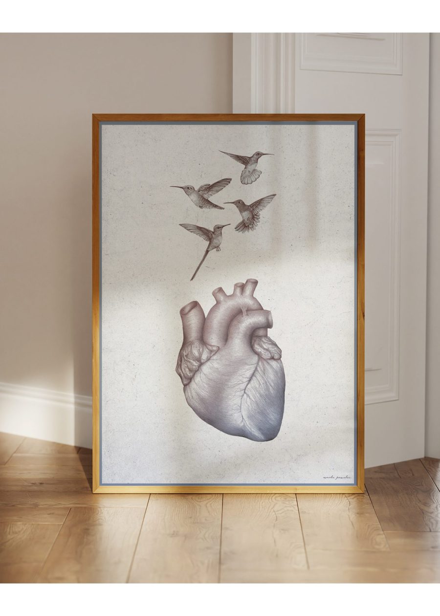 Plakat Serce i Kolibry — zdjęcie 5