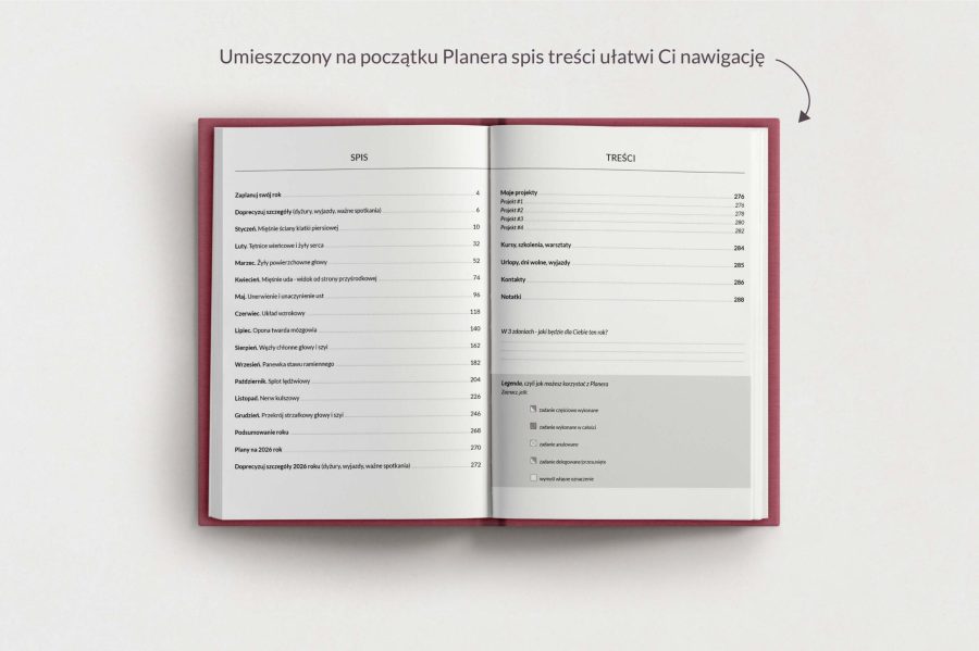 Planer Anatomiczny 2025 - OUTLET — zdjęcie 3